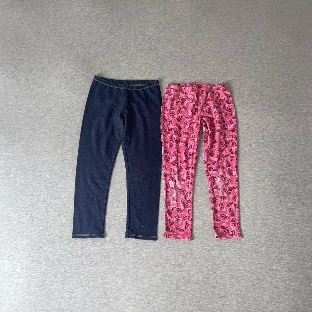 Faded Glory Girl’s Graphic Full-Length Leggings 2 PCS. Set